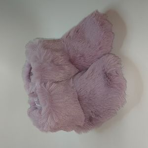 Purple faux fur slippers by Cat & Jack, NWT, size kids small